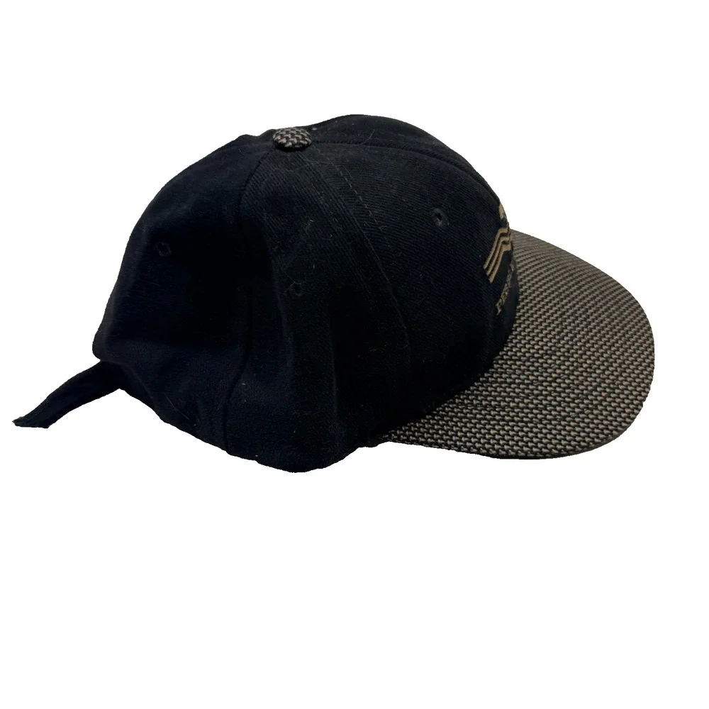 NWT Vtg Pebble Beach Golf Links Hat Script USA Flag Logo Baseball PGA Tour Cap